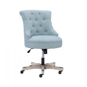 Linon Home Decor - Sinclair Office Chair, Light Blue - 178403LTBLU01U