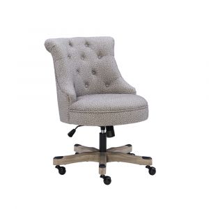 Linon Home Decor - Sinclair Office Chair, Light Gray - 178403LTGRY01U