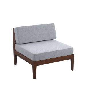 Linon Home Decor - Summerlyn Walnut Middle Chair - OD292WAL01U