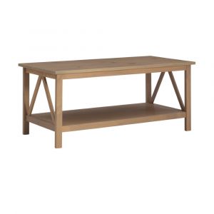Linon Home Decor - Titian Driftwood Coffee Table - 86151GRY01U