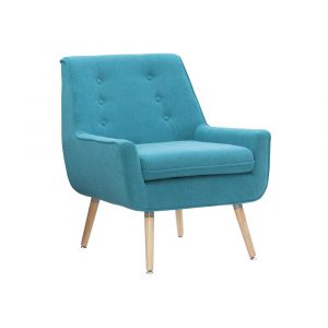 Linon Home Decor - Trelis Chair - Bright Blue - 368360MER01U