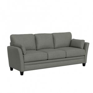 Living Essentials by Hillsdale - Grant River Upholstered Sofa with 2 Pillows, Stone - 9037-912