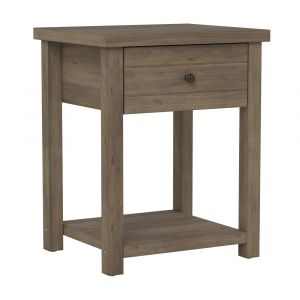 Living Essentials by Hillsdale - Harmony Wood Accent Table, Knotty Gray Oak - 5270-880