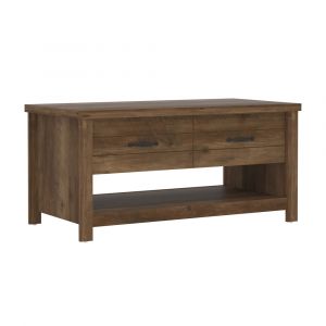 Living Essentials by Hillsdale - Lancaster Lift Top Coffee Table, Knotty Oak - 2695-881