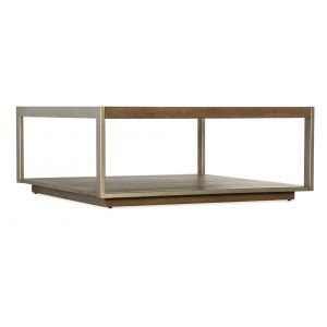 M Furnishings - Hammon Wood/Metal Square Coffee Table - M11-80110-89