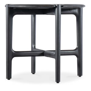 M Furnishings - Harlow Round Side Table - Black - M03-80116-99