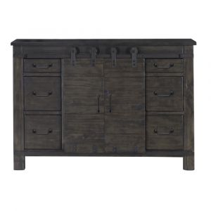 Magnussen - Abington Media Chest in Weathered Charcoal - B3804-36