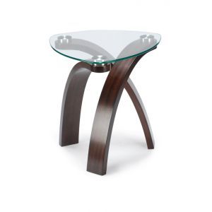 Magnussen - Allure Wood and Glass Oval End Table - T1396-22