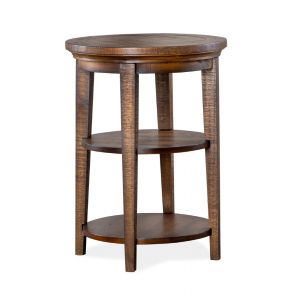 Magnussen - Bay Creek Round Accent End Table in Toasted Nutmeg - T4398-35