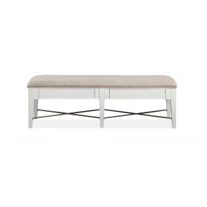 Magnussen- Heron Cove - Wood Bench w/Upholstered Seat KD -D4400-68