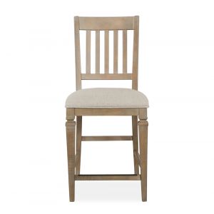 Magnussen- Lancaster- Wood Counter Dining Chair w/Upholstered Seat (Set of 2) KD -D4352-82