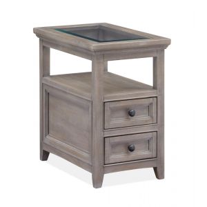 Magnussen - Paxton Place Chairside End Table in Dovetail Grey - T4805-10