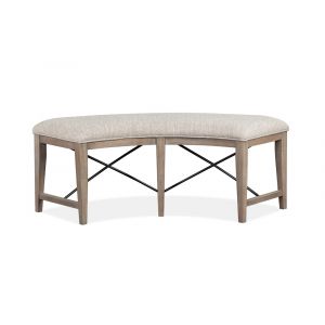 Magnussen - Paxton Place  Curved Bench w/Upholstered Seat - D4805-67