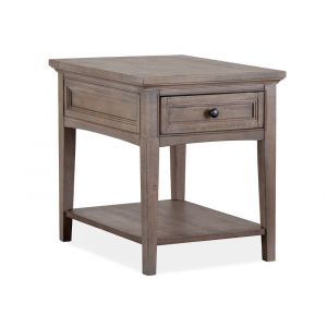 Magnussen - Paxton Place Rectangular End Table in Dovetail Grey - T4805-03