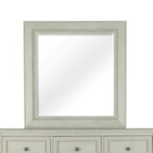 Magnussen - Raelynn Portrait Concave Framed Mirror in Weathered White - B4220-42