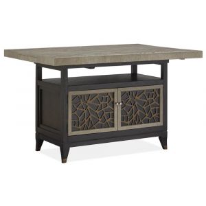 Magnussen - Ryker Rectangular Counter Table in Nocturn Black & Coventry Grey - D5013-42