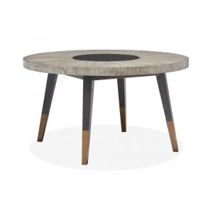 Magnussen - Ryker Round Dining Table in Nocturn Black & Coventry Grey - D5013-24