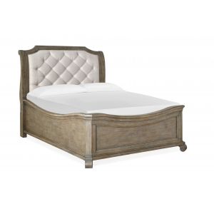 Magnussen - Tinley Park Complete King Sleigh Bed w/Shaped Footboard - B4646-63B
