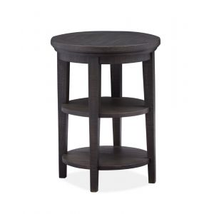 Magnussen - Westley Falls Round Accent End Table in Graphite - T4399-35