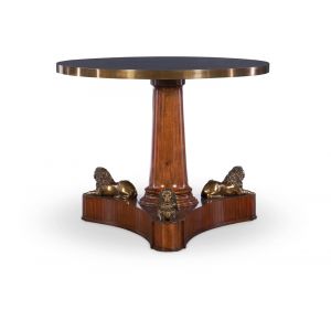 Maitland Smith - Lion Pedestal Center Table - 8337-36