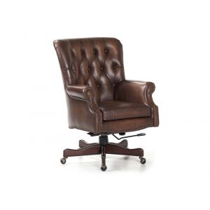 Maitland Smith - Merchant Swivel Tilt Desk Chair - RA111ST-BRI-OAK