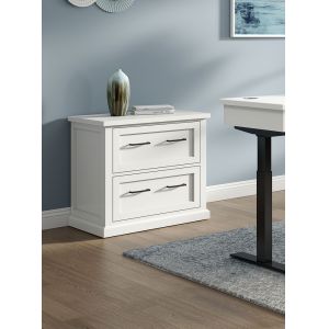 Martin Furniture - Abby - Modern Wood Lateral File, Fully Assembled, White  - IMAY450