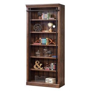 Martin Furniture - Avondale 8' Tall Wood Bookcase, Fully Assembled, Brown - AE4094