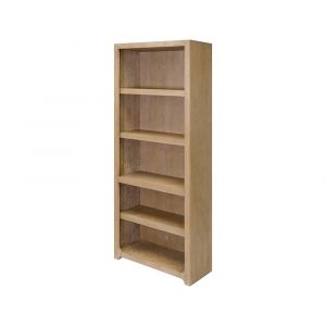 Martin Furniture - Canyon Drive - Modern Wood Open Bookcase, Office Shelving, Storage Cabinet, Fully Assembled, Light Brown - IMCD3278