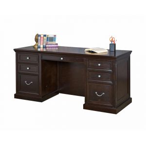 Martin Furniture - Fulton Executive Wood Credenza, Brown - FL689