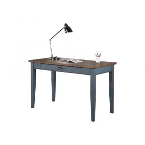 Martin Furniture - Soho Farmhouse Wood Writing Desk, Blue - IMFT384B