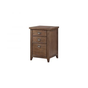 Martin Furniture - Soho Farmouse Three Drawer Wood File Cabinet, Brown - IMWR201C