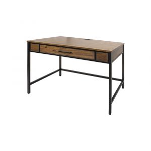 Martin Furniture - Soho Industrial Wood Writing Desk, Brown - IMVE384