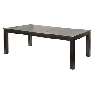 Martin Furniture - Montclair - Modern Wood Rectangular Extension Kitchen Dining Table, Black - IMMO7240