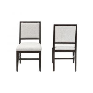 Martin Furniture - Montclair - Two Wood Modern Kitchen Table Chairs, Dining Seats, Black - IMMO70KIT2