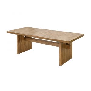 Martin Furniture - Quincey - Coastal Wood Bench, Dining Bench, Kitchen Table Bench, Office Table Bench, Brown - IMQU60