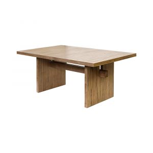 Martin Furniture - Quincey - Coastal Wood Kitchen Table, Dining Table, Rectangular Table, Office Table, Brown - IMQU7242