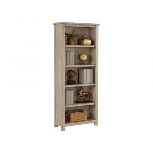 Martin Furniture - Soho Rustic Open Wood Bookcase, Light Brown - IMED3072