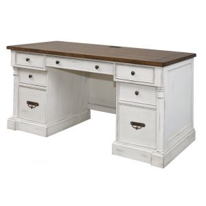 Martin Furniture - Durham Rustic Wood Credenza, White - IMDU689