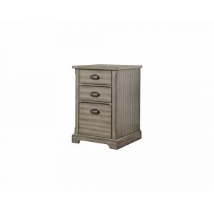 Martin Furniture - Soho Traditional Three Drawer Wood File Drawer, Gray - IMHT201