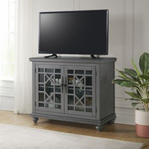 Martin Svensson Home -  Elegant Small Spaces TV Stand, Grey - 91038