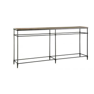 Martin Svensson Home - Fenway 10'' Solid Wood and Metal C Table in Pickled Mango  - 8714333