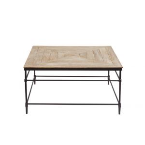 Martin Svensson Home - Fenway 36'' Solid Wood Square Coffee Table in Pickled Mango - 8714323