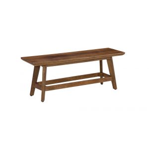 Martin Svensson Home - Mid-Century Modern Solid Wood Warm Cinnamon Dining Bench - 5713035