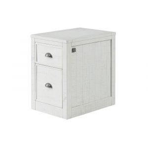 Martin Svensson Home -  Monterey 2 Drawer File Cabinet with Fingerprint Lock White Stain  - 7908909