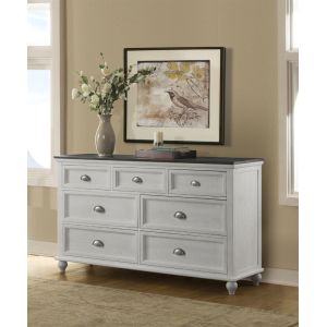 Martin Svensson Home -  Monterey 7 Drawer Dresser, White Stain and Grey Stain - 6908906