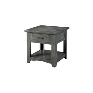 Martin Svensson Home -  Rustic End Table, Grey - 890139