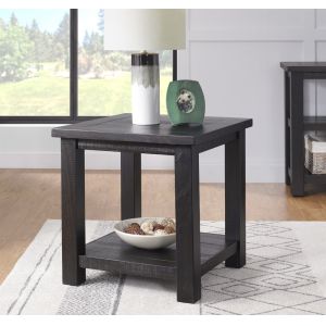 Martin Svensson Home -  Space Saver Solid Wood End Table, Black Coffee - 899932