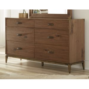 Modus Furniture - Adler Six Drawer Dresser in Natural Walnut - 8N1682