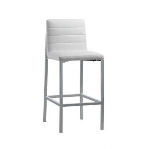 Modus Furniture - Amalfi Metal Back Bar Stool in White - (Set of 2) - 1AA468M