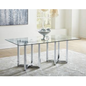Modus Furniture - Amalfi Rectangle Table - Glass - 1AJ5617G